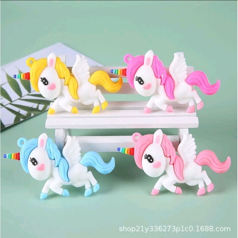 Gantungan Kunci Lucu Motif Unicorn Import Best Seller