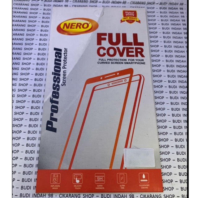 Tempered Glass Full Glue 6D A510, J7 Prime, J7 Core, J2 Pro Full Cover Screen Guard Nero Ori