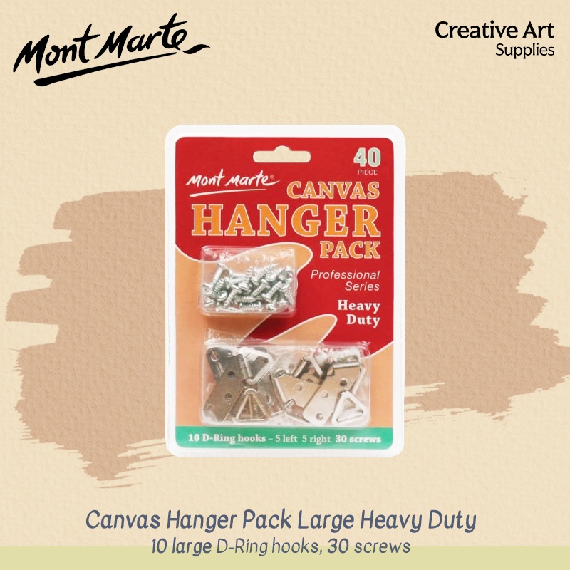 

Mont Marte Canvas Hanger Pack Large Heavy Duty