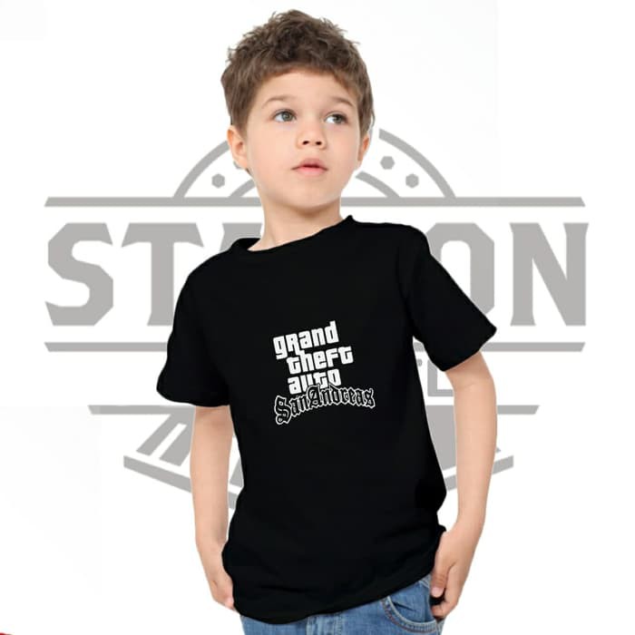 Tshirt Kaos Baju Anak Anak GTA San Andreas by Kids Station