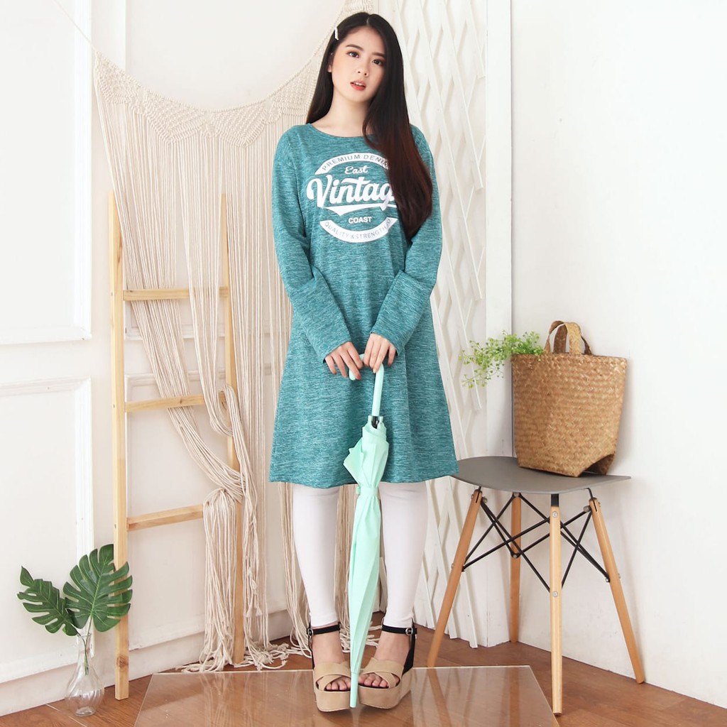 Tunik Siro Monalisa | Tunik Vintage | Tunik Jumbo | XXL Muat sampai 75 KG