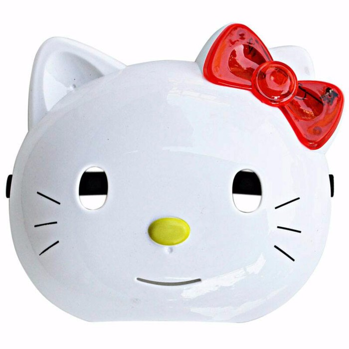 SUPER PROMO Mainan Topeng Hello Kitty Nyala Lampu - Kado Anak Murah HIGH QUALITY