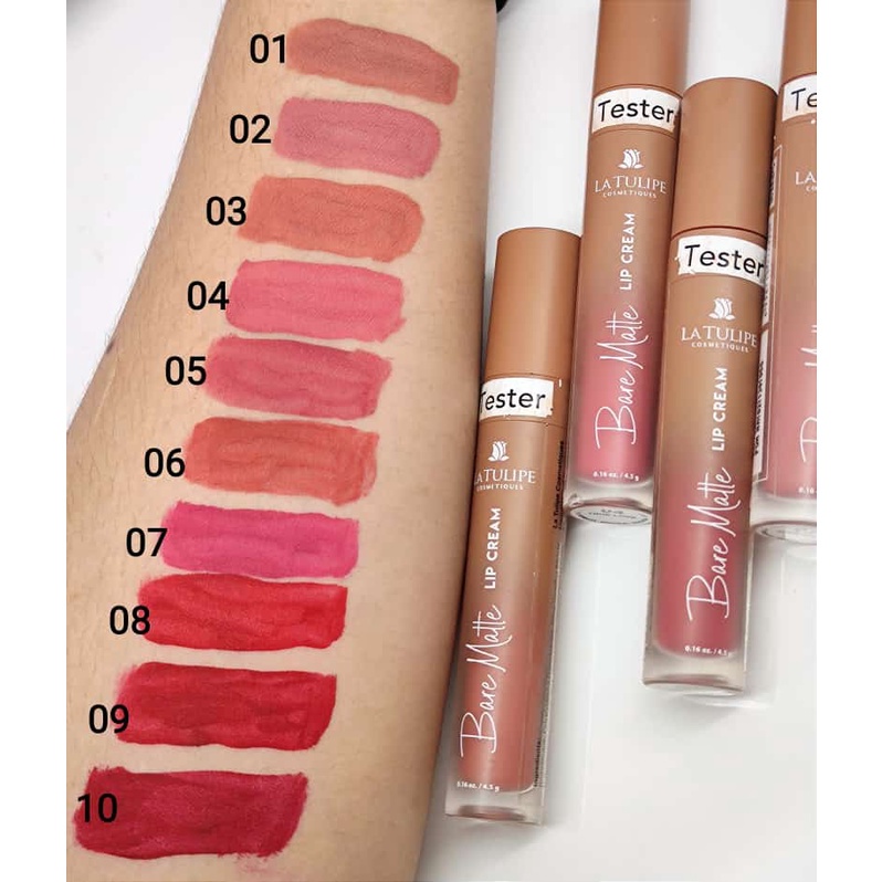 La Tulipe Bare Matte Lip cream