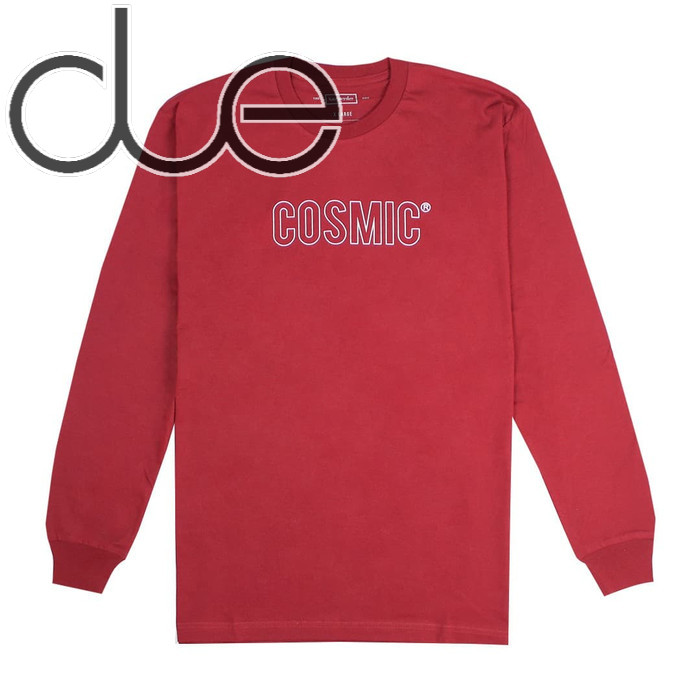 COSMIC Kaos Lengan Panjang CLIVE MAROON - S