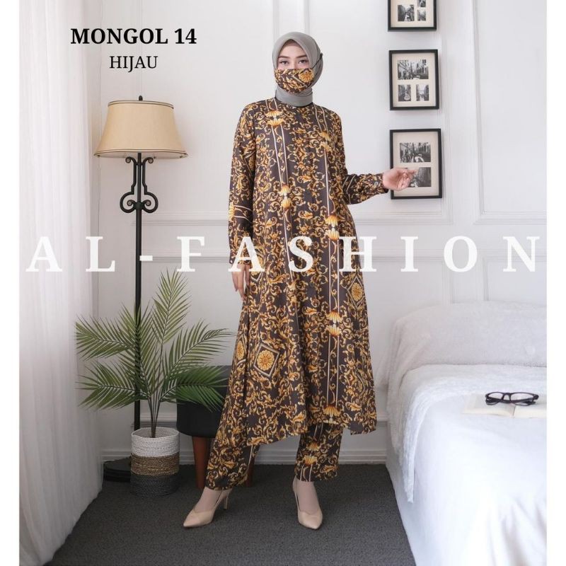 ONE SET SET CELANA+LONG TUNIK ARAB MONGOL