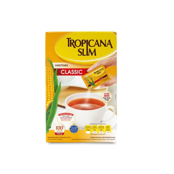 

TROPICANA SLIM SWEETENER CLASSIC 100 SACHET