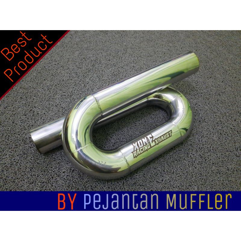 Resonator Twin Loop / Ulir / Resonator Knalpot Mobil