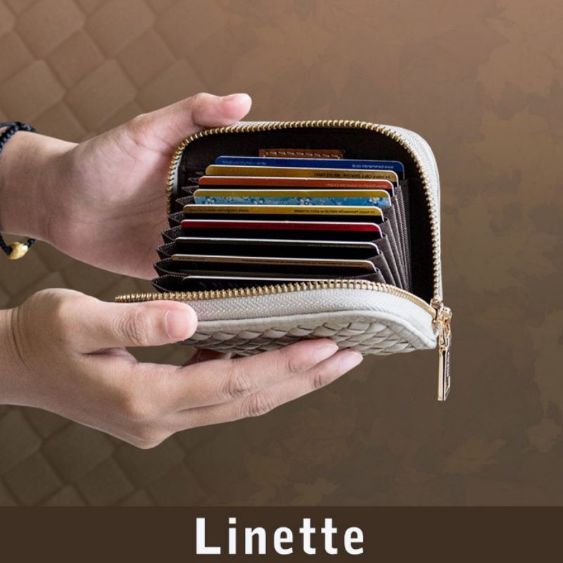 Dompet kartu/ card holder anyam Linette