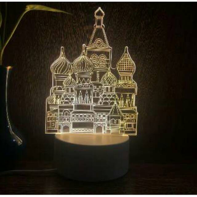 Lampu 3D Lampu Hias Lampu LED Tumblr Lampu Tidur