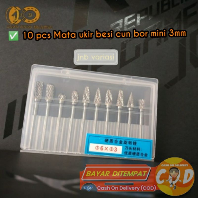 mata bor cun tuner baja mata bor kikir besi Mata bor ukir mini Bor mini grinder set Mata bor mini