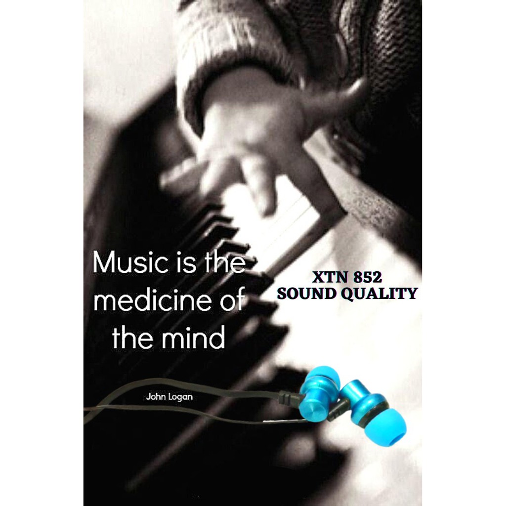 Hi-Res stereo Earphone Handfress Headset Universal XTN 852
