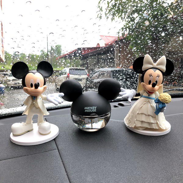 Pajangan Miniatur Figure Mickey Minnie Mouse WEDDING Series ORIGINAL DISNEY JAPAN LIMITED EDITION