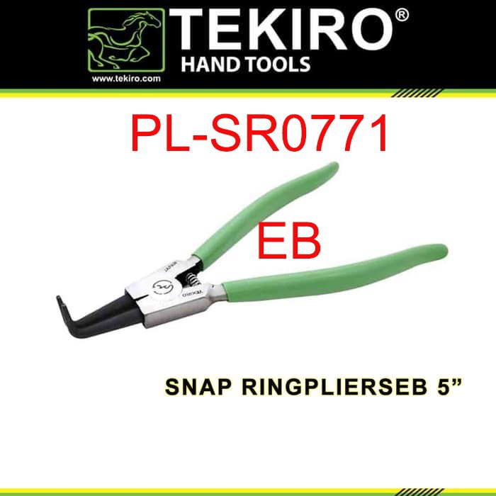 PL-SR0771 Tang Snap Ring bengkok TEKIRO 5 Inchi EB - PL-SR0771