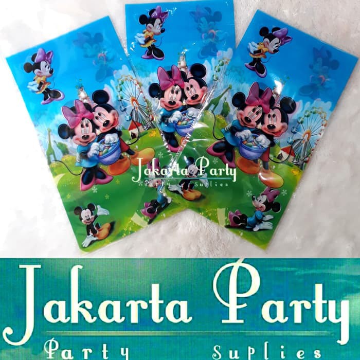 Plastik Snack Mickey Minnie / Plastik Bingkisan Mickey Minnie