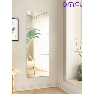 mirror cermin rias cermin dinding cermin gantung cermin cermin kamar mandi stiker dinding PVC untuk kamar tidur OMFU-4
