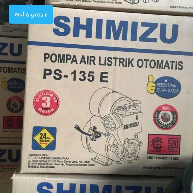 Pompa Air Shimizu Otomatis PS 135E / Pompa Shimizu PS 135 E