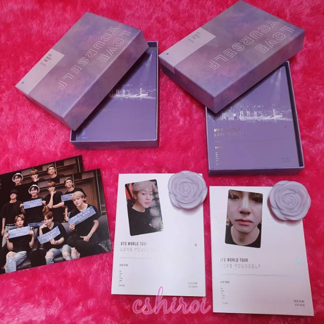 BTS Love Yourself Tour in New York DVD Newark with Jimin Photocard