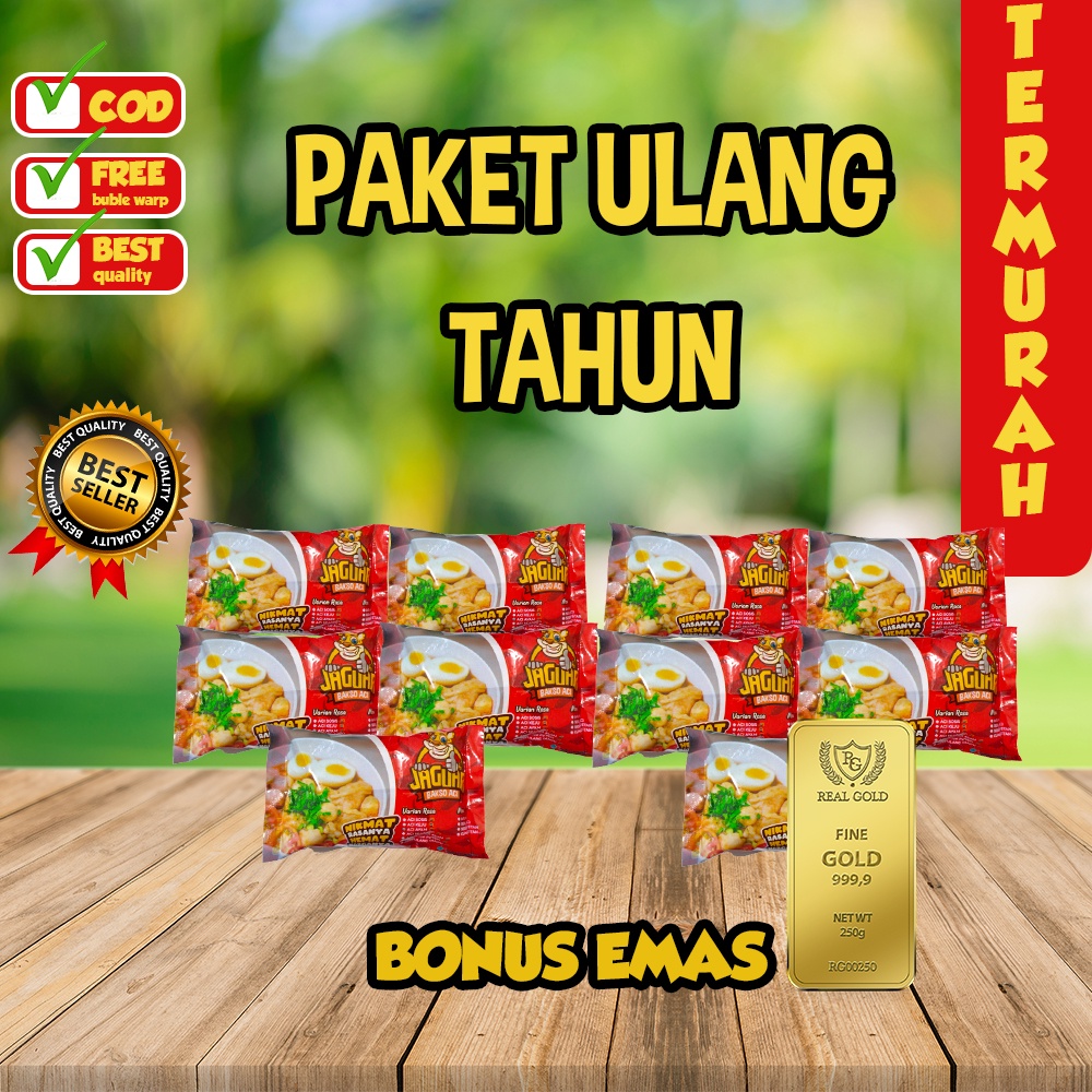 PAKET ULANG TAHUN - (BASO ACI BAKSO ACI - TULANG RANGU - SEBLAK INSTAN)