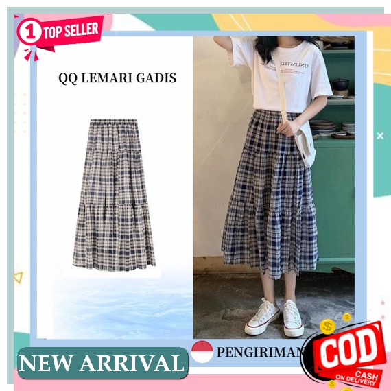 Rok Wanita Batik Serut Elegan Klok Korean Style Motif K6Y0 Impor Kerja Olahraga Murah Casual Terlari