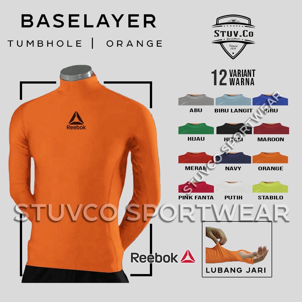 BASELAYER LONGSLEEVE THUMBOLE MANSET TANGAN PANJANG JARI DIVING LARI SEPEDA OLAHRAGA UNISEX LUBANG JEMPOL ALL SIZE XL