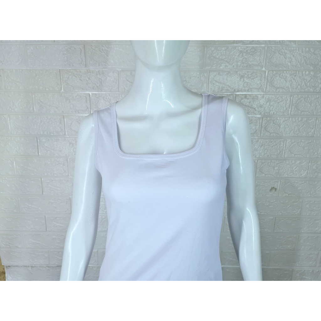 Singlet - Tank Top Wanita Casual Putih