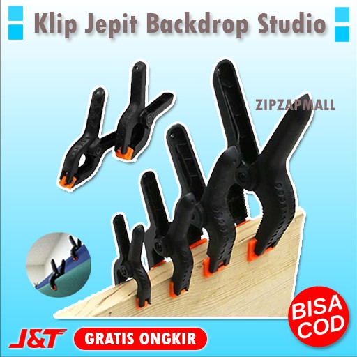 Klip Jepit Backdrop Studio Fotografi &amp; Papan Woodworking Spring Clamp Corner Murah Original