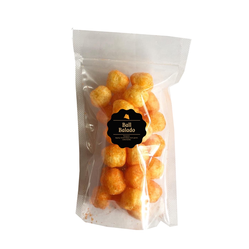 [DELISH SNACKS] Ball Cokelat / Keju / Balado (S) 25gr / Snack Cemilan Camilan Chiki Ciki Ball Enak Gurih