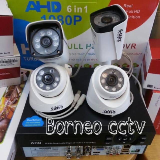 PAKET CCTV 4CH 2MP SONY EXMOR FULL HD KOMPLIT TGL PASANG