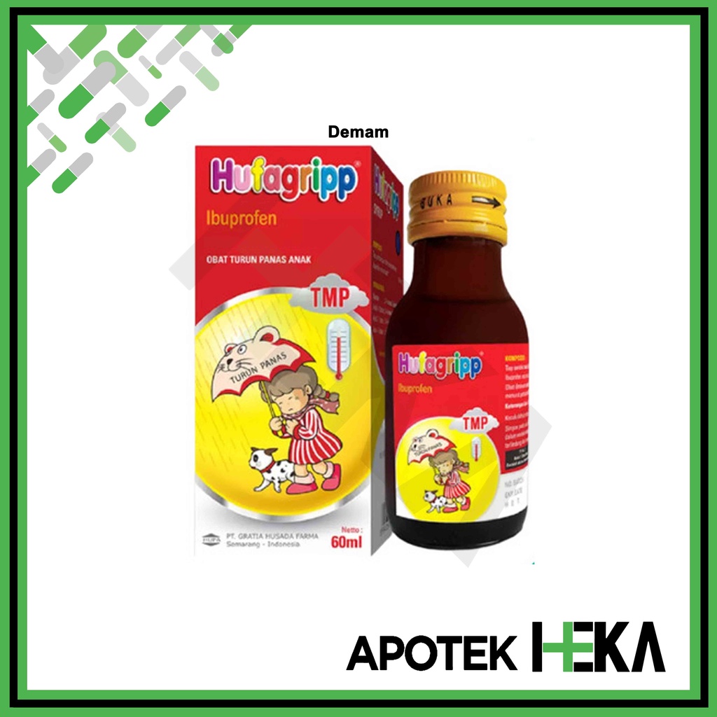 Hufagripp Hijau Kuning Biru Merah 60 ml - Sirup Hufagrip Anak (SEMARANG)