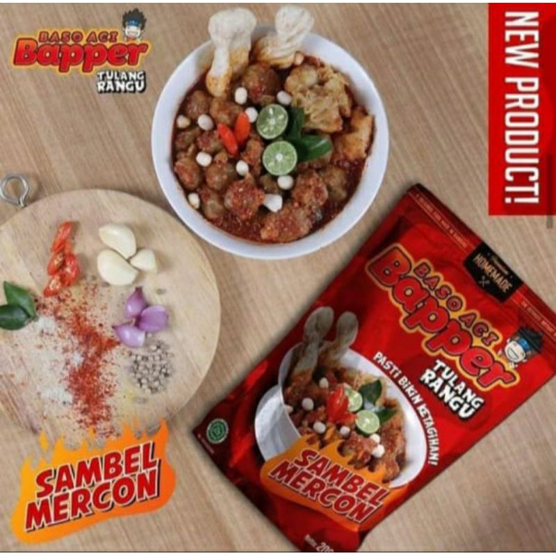 

Baso Aci Bapper Sambel Mercon