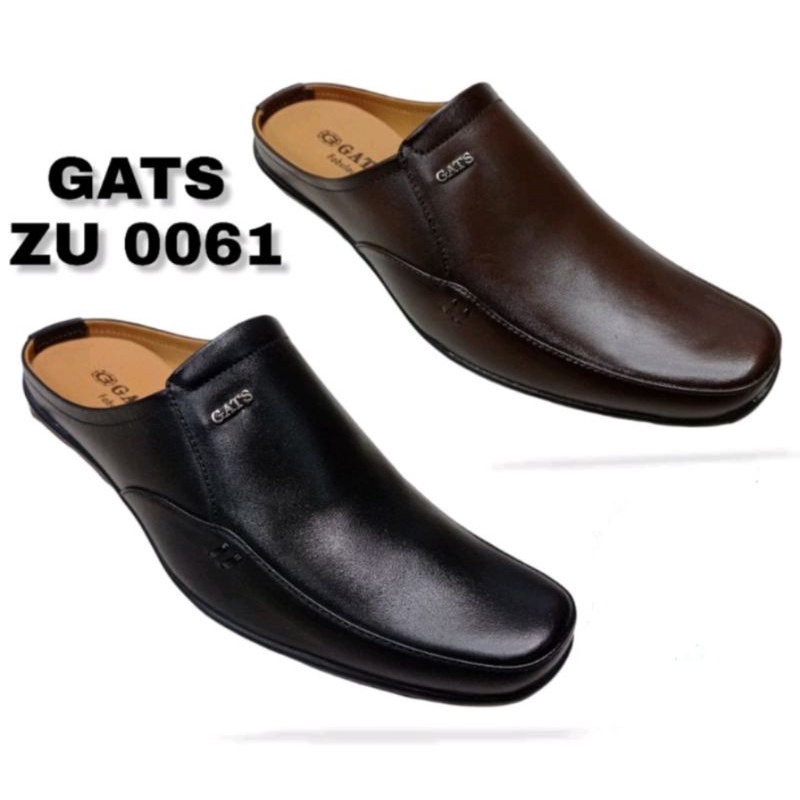 Sandal Sepatu Pria Kulit Gats ZU 0061 Bustong Pria