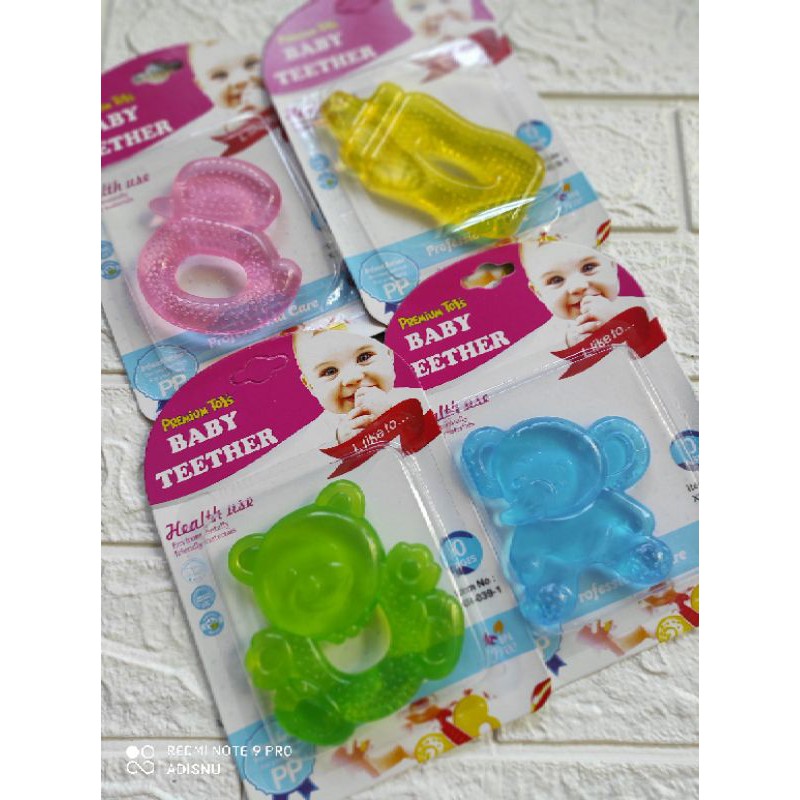 Gigitan Bayi Premium Toys Baby Teether SNI Mainan Empeng Apus