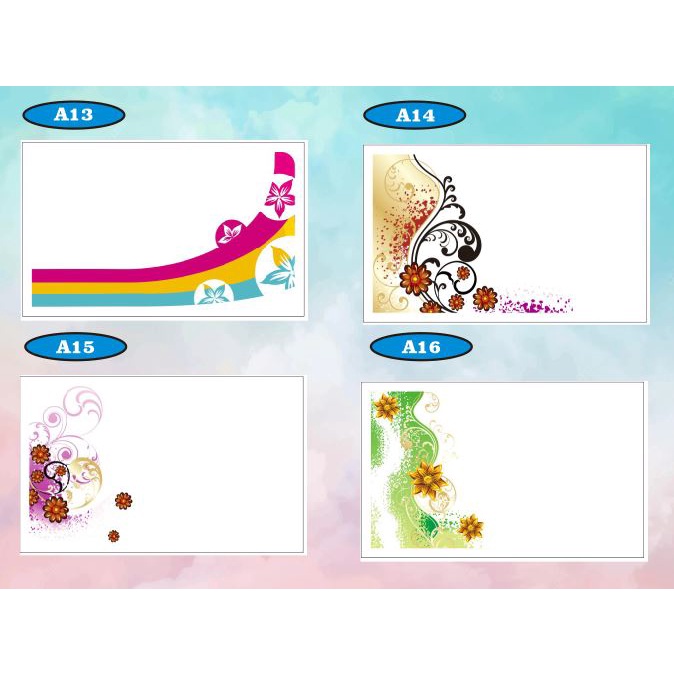 

Amplop kondangan/amplop sumbangan/amplop cetak nama/amplop custom/amplop motif - SET 4