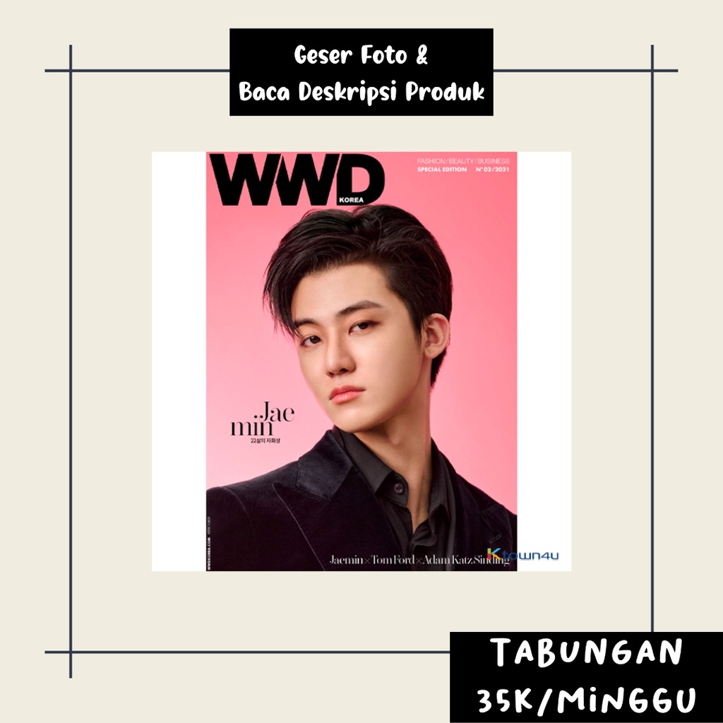 [CICILAN] Pre Order Majalah / WWD Korea Magazine - 2021 Special Edition No. 02 Cover NCT : JAEMIN ( 
