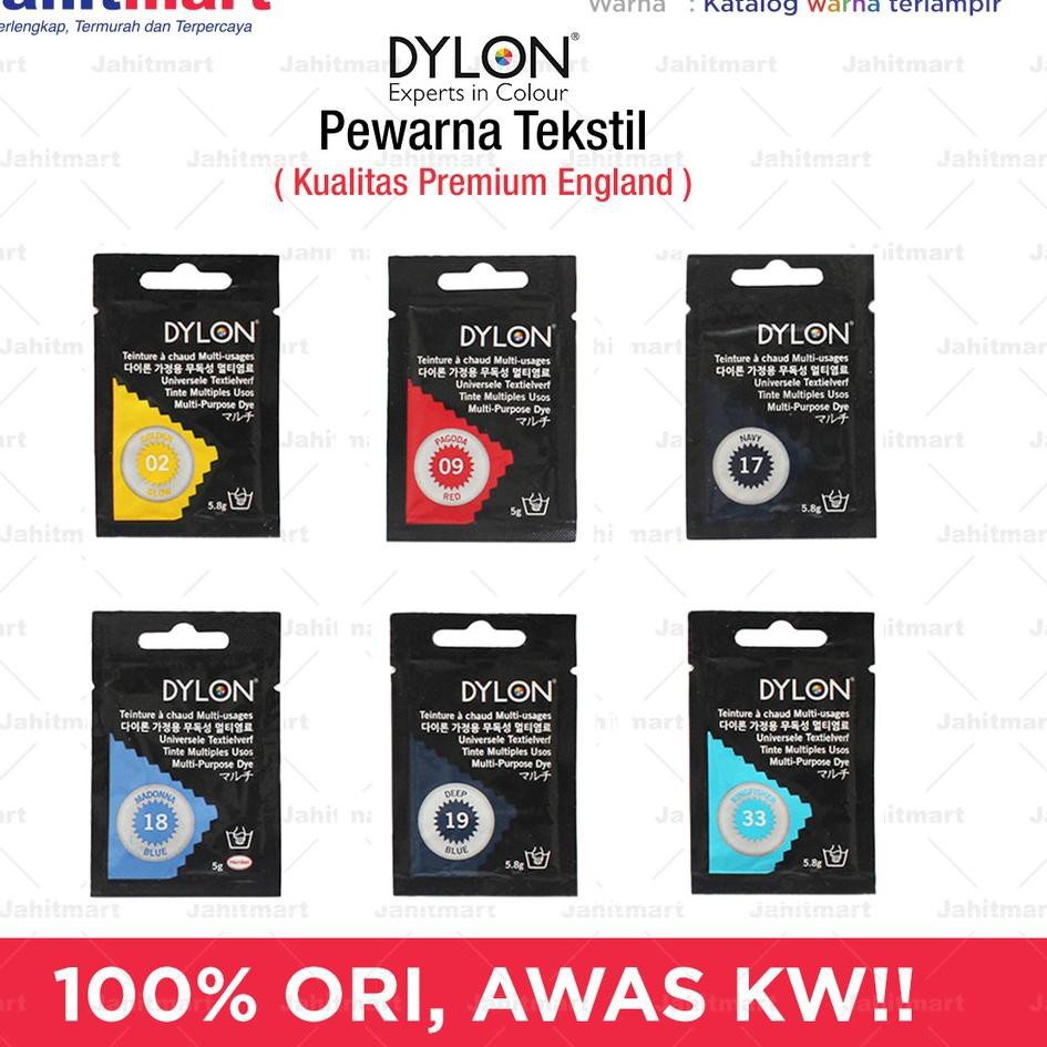 

HARGA GROSIR >> Dylon Pewarna Tekstil / Pewarna Pakaian "Bungkus Sachet