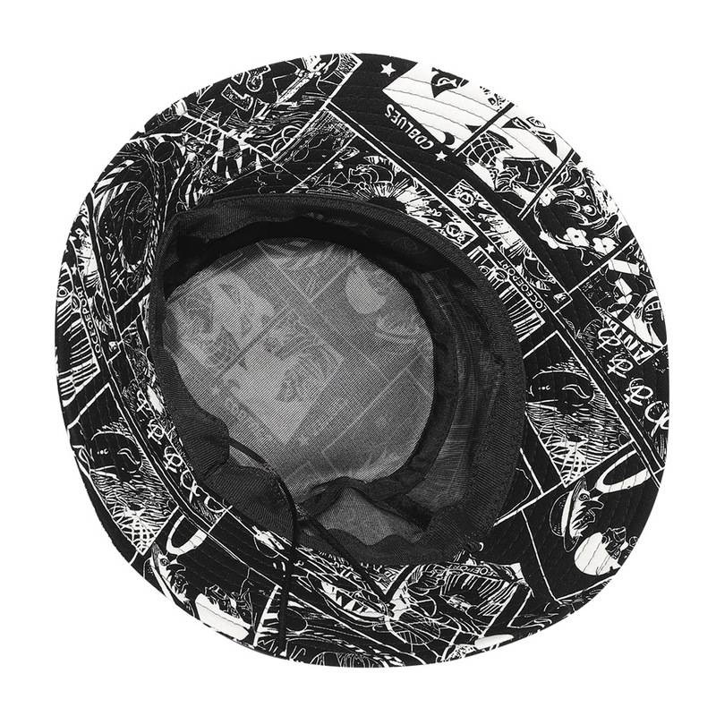 Topi Bucket Motif Print Anime One Piece Luffy Untuk Pasangan