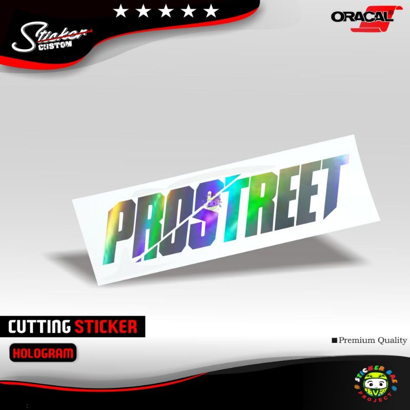 sticker bodi motor sticker cutting prostreet 1 warna