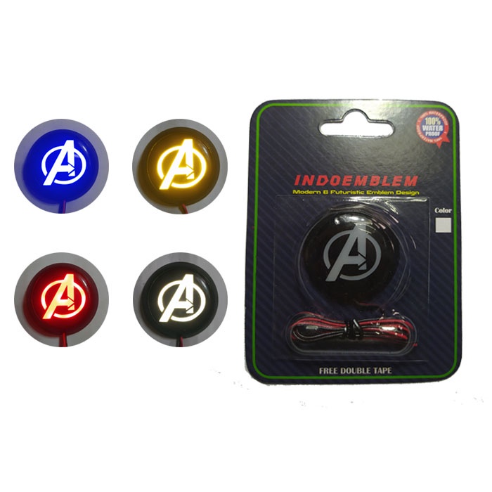 Lampu Led Motor Lampu Variasi Motor Lampu Sein Led Motor Lampu Sen Aksesoris Motor Emblem Avengers