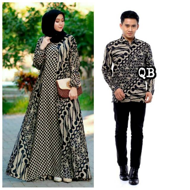 Couple gamis cardy / Couple keluarga/ Couple gamis/Couple batik/ Sarimbit batik keluarga