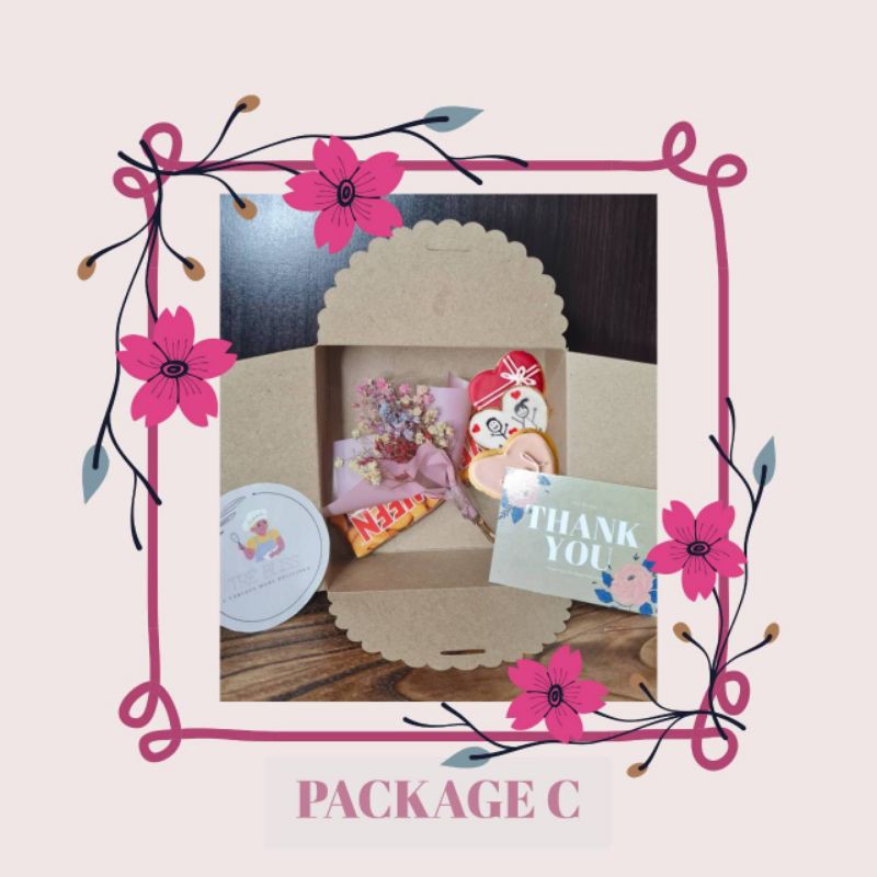 

PACKAGE C (valentine hampers)