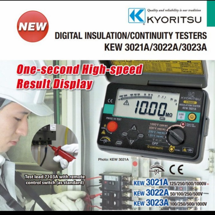Kyoritsu Kew 3022a digital insulation