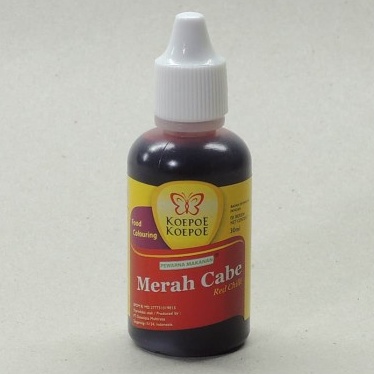 PEWARNA MAKANAN KOEPOE 30ML MERAH CABE