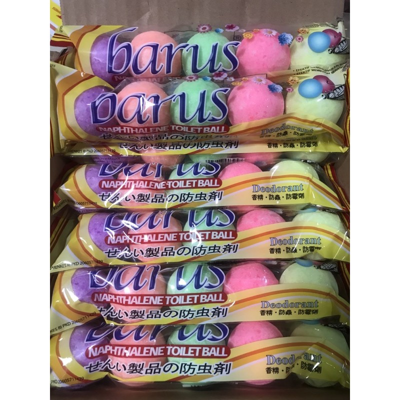 Kamper Bola Isi 5pcs / Kamper Toilet Warna Warni