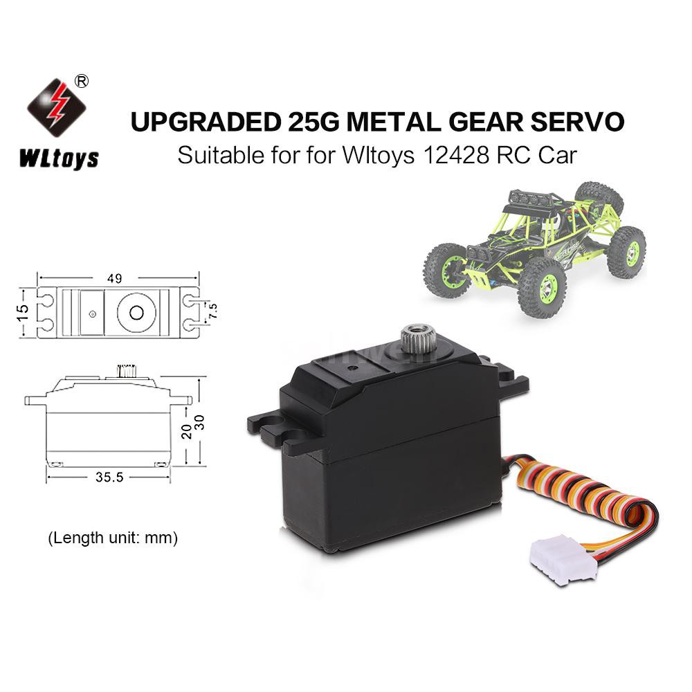 wltoys 12428 servo size