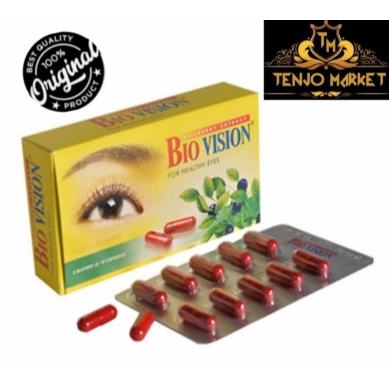 BIO VISION VITAMIN MATA ISI 10 KAPSUL/ OBAT VITAMIN MATA BIOVISION
