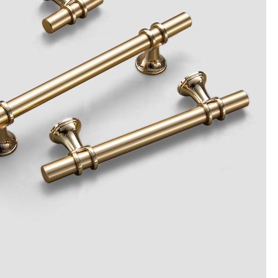 Gold handle Gagang Pintu Emas Champagne Kitchen Knob Gold Bar Pull