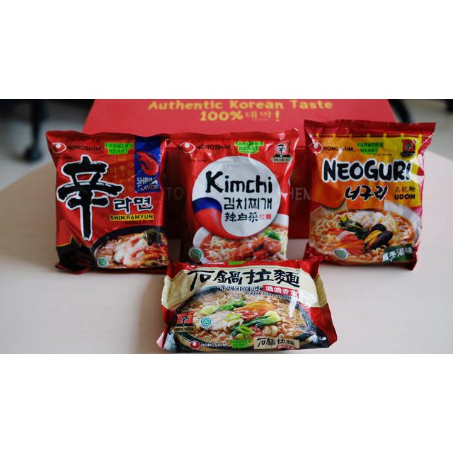 Nongshim Ramyun Shin Ramyun, Kimchi, Clay pot, Shrimp, Neoguri