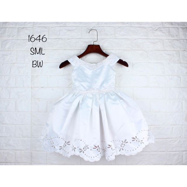 Brigitta Dress Anak Perempuan Satin Premium 1646