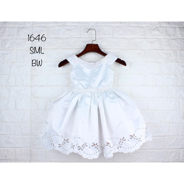 Brigitta Dress Anak Perempuan Satin Premium 1646