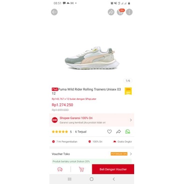 sepatu puma women original 100%